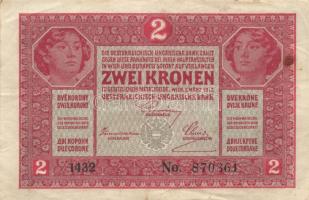 1917. 2K + 1918. 25K "3000" feletti sorozatszámmal, hullámos hátlappal mindhármon hamis ro...