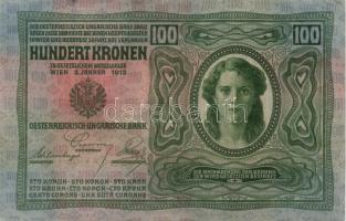 1912. 100K + 1913. 20K (2x) mindhárom "Felülbélyegzés 1919. jan.31. Nyírbátor Város Tanácsa&quo...