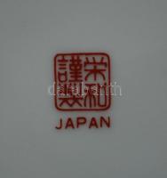 Dísztányér tétel: Japán jelzett tányér, kopott, d: 26 cm, Rosenthal jelzett tányér, hibátlan, d: 25 ...
