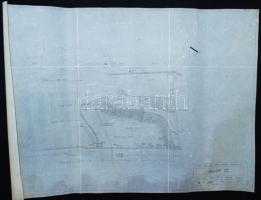 Budapesti barlangász tétel: Molnár János barlangrendszer M 1:200 és feltárt járatai 1985-ig, Malom-t...