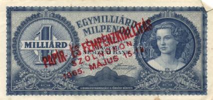 5db pengő bankjegy különféle alkalmi felülbélyegzésekkel + Emigrációs Kossuth-bankó fényképe "F...