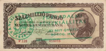 5db pengő bankjegy különféle alkalmi felülbélyegzésekkel + Emigrációs Kossuth-bankó fényképe "F...