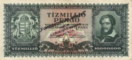 5db pengő bankjegy különféle alkalmi felülbélyegzésekkel + Emigrációs Kossuth-bankó fényképe "F...