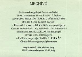 5db pengő bankjegy különféle alkalmi felülbélyegzésekkel + Emigrációs Kossuth-bankó fényképe "F...