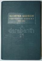 1941 Richter Gedeon vegyészeti gyár rt. jubileumi könyv 350p. + képek