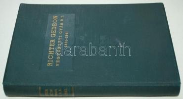 1941 Richter Gedeon vegyészeti gyár rt. jubileumi könyv 350p. + képek