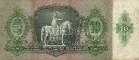 1930-41. 10P, 20P, 50P, 100P mindegyik hamis "Parancsnokság Mattsee" bélyegzővel T:II-,III