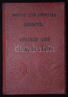 1936 Magyar vívó szövetség fényképes igazolvány