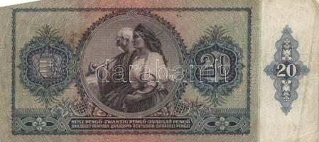 1930-43. 10P ,20P, 50P, 100P mindegyik hamis nyilaskereszt felülbélyegzéssel T:III