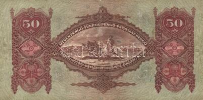 1930-43. 10P ,20P, 50P, 100P mindegyik hamis nyilaskereszt felülbélyegzéssel T:III