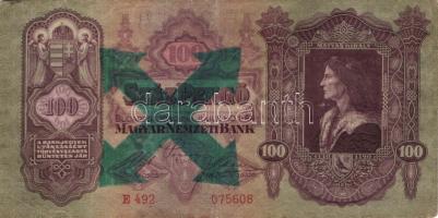 1930-43. 10P ,20P, 50P, 100P mindegyik hamis nyilaskereszt felülbélyegzéssel T:III