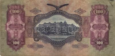 1930-43. 10P ,20P, 50P, 100P mindegyik hamis nyilaskereszt felülbélyegzéssel T:III