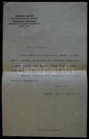 1940 Nemzeti Front magyarszocialista néppárt felhívása