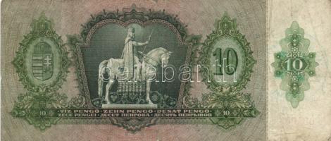 1930-43. 10P ,20P, 50P, 100P mindegyik hamis "Városi Pártvezető SOPRON" felülbélyegzéssel ...