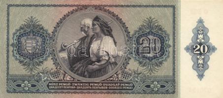 1941. 20P (3x) egymás utáni sorszámmal T:II(hajtva de nem törve)