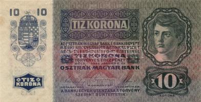 1915. 10K (2x) egymás utáni sorszámmal T:I-