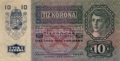 1915. 10K (2x) egymás utáni sorszámmal T:I-