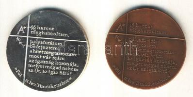 Bozó Gyula (1913-2004) 1993. "A Magyar Köztársaság első miniszterelnöke" ezüstözött ffém é...