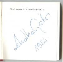 Minikönyv: Czóbel Béla. Szentendre. 1983, vászon kötésben, kis foltokkal