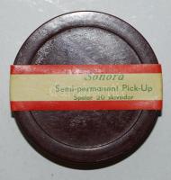 cca 1930 Egy doboznyi Sonora márkájú gramofontű, bontatlan (!) /  Sonora semi-permanent pickup for phonographs in original box, unused (!)