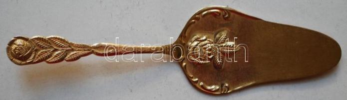 Aranyozott süteményes kanál, " Westfalia 70 Jahre", jelzett