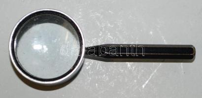 cca 1930 Kis kézi nagyító / 
Pocket magnifyer glass, 6x