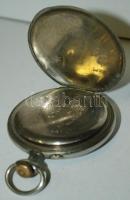 cca 1900 Doxa Anti-Magnétique nagyméretű zsebóra porcelán számlappal és másodpercmutatóval, jól jár ...