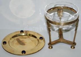 Réz szertartási készlet 12×11 cm, két darabos