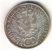 1805B 20Kr Ag "I. Ferenc" T:3