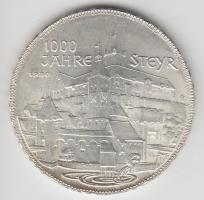 Ausztria 1980. 500Sch Ag "1000 éves Steyr / Felső-Ausztria" T:1- Austria 1980. 500 Schilling Ag "1000th anniversary of Steyr" C:AU