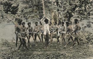 1909 Philippines; Negritos killing a prisoner (EB)