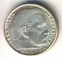 Német 3. Birodalom 1938B 2M Ag "Hindenburg" T:2
German Third Reich 1938B 2 Marks Ag "...