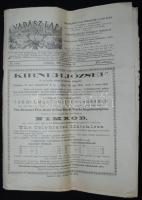 1895 Vadász lap c. vadászújság 33. szám 12p.