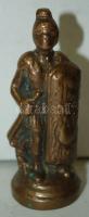 Antik római légiós, bronz, jó állapotban, m: 8 cm/ Old bonze warrior statue