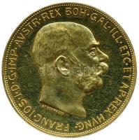 Ausztria 1914. 100K Au "Ferenc József" (33.9g/0.900) T:2 ph. Csak 1195db! R!
Austria 1914....