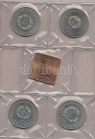 NDK 1987. 5M (4x) "750 éves Berlin" emlékéremmel, tanúsítvánnyal és bőrtokban! T:1
GDR 198...