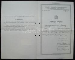 1931 Vizsgálati bizonyítvány