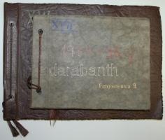 cca 1930 2 db fotóalbum főként magyarországi nyaraláson készült érdekes fotókkal. összesen kb 240 fo...