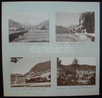 1905 A Nemzetközi Földrajzi Kongresszus résztvevői, köztük Vámbéry Rusztem és külföldi tudósok 4 db ...