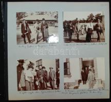 1905 A Nemzetközi Földrajzi Kongresszus résztvevői, köztük Vámbéry Rusztem és külföldi tudósok 4 db ...