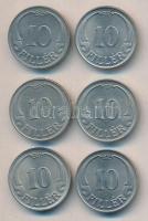 1926-1939. 10f (6x) klf évszámmal! T:1,1-