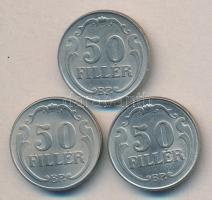 1926-1940. 50f (3x) klf évszámmal! T:1,1-