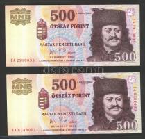 2005-2006. 500Ft (2x) "EA" T:I,I-