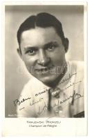 Andrzej Krajewski lenygel bajnok dedikált képeslap / Autograph signed photo of Polish champion