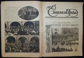 1916 Az érdekes újság Ferenc József temetéséről tudósító rendkívüli száma + a császár haláláról tudó...