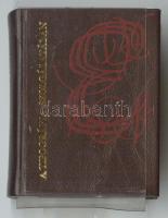 Minikönyv: Horváth György: A tipográfia világában Bp, 1973, A Nyomdai Művészet Barátai. Sorszámozott 141 számú példány, színes illusztrációkkal
