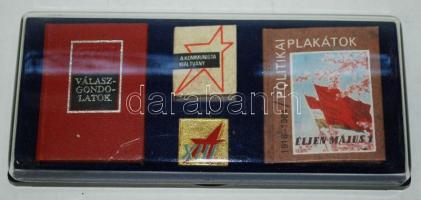 Minikönyv: 3 db mozgalmi könyv, díszdobozban