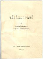 1976 Tájékoztató a cigánybűnözés egyes kérdéseiről. 42p.