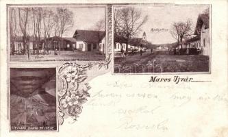 Marosújvár, Stefánia-bánya, Király utca / mine, street, floral