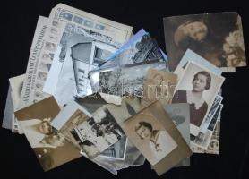 cca 1910-1960 kb 70 darabos fotó hagyaték tétel